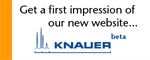 preview beta of KNAUER homepage